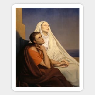 Saint Augustine and Saint Monique by Ary Scheffer Magnet